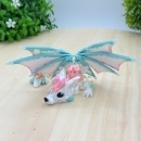 Kristallwolfsdrache - Lunaria Weiße Flügel